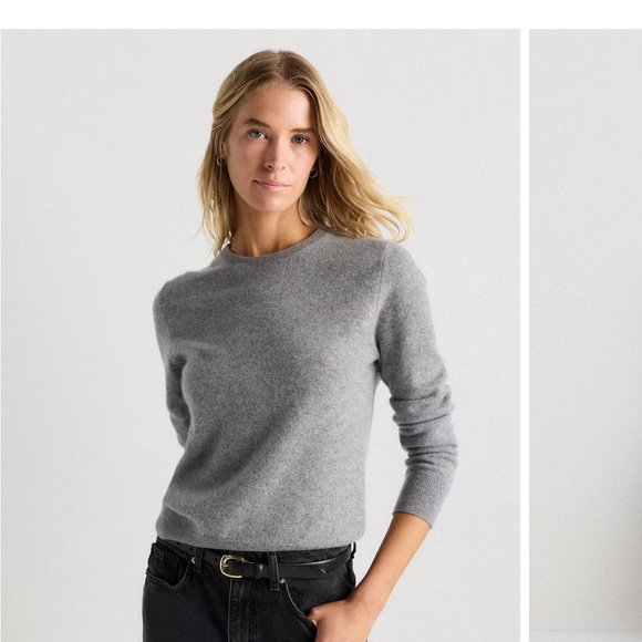 Quince Mongolian Cashmere Crew Neck Sweater - Picture 2 of 7